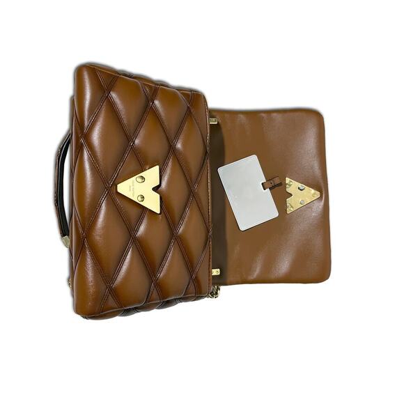 Louis Vuitton Lambskin Malletage GO-14 MM (Cognac) - Picture 6 of 7